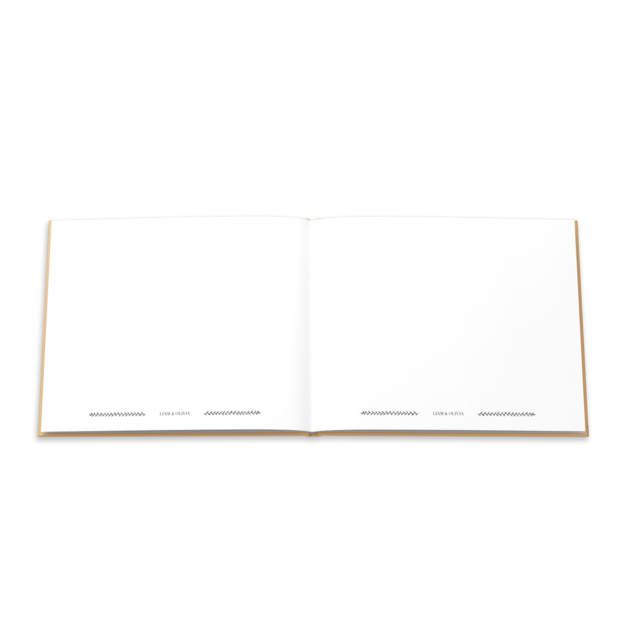Minimal Wedding Guest Book