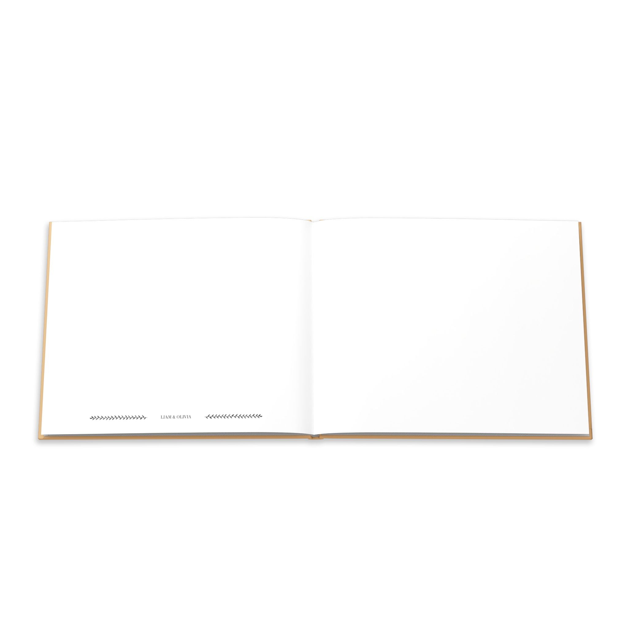 Minimal Wedding Guest Book