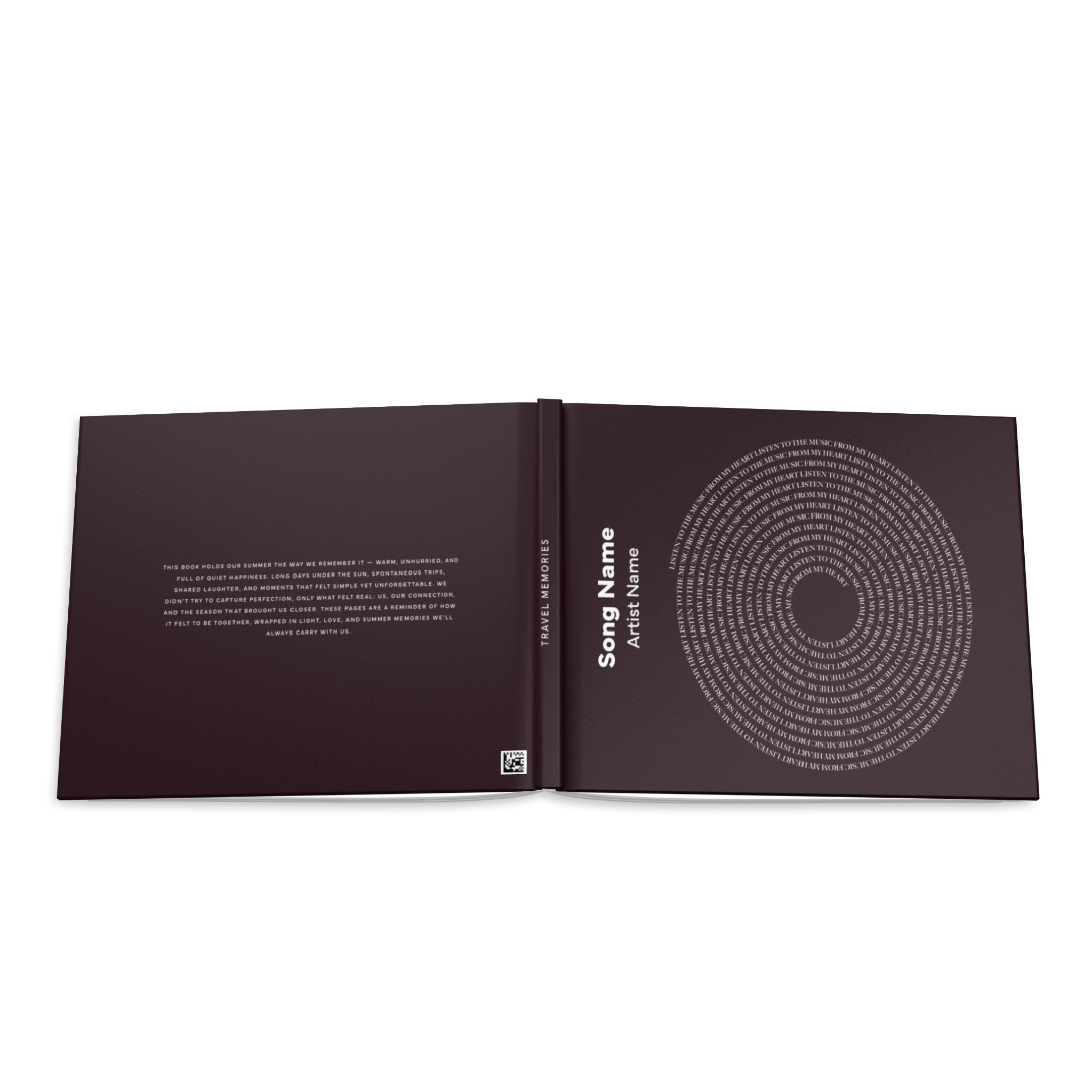 Custom Lyrics Photo Album