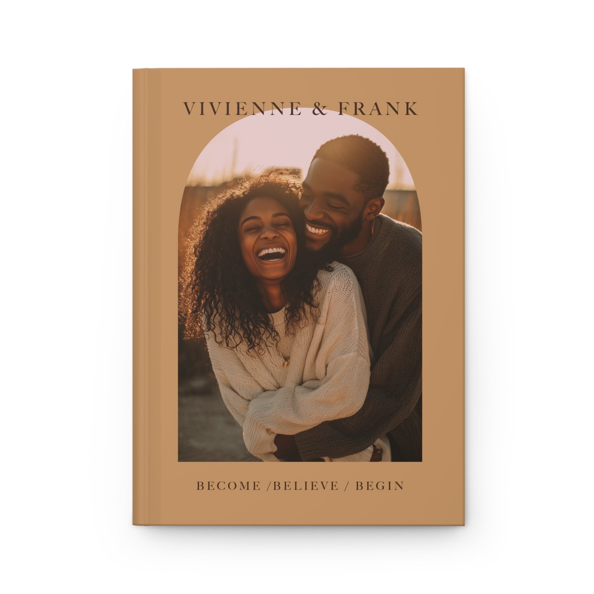 Beige Custom Photo Journal