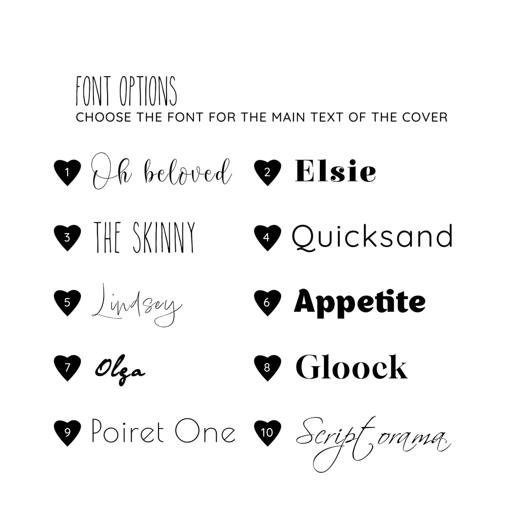 Personalized Blank Journal 5x7