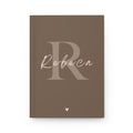 A5 Custom Text Notebook Beige