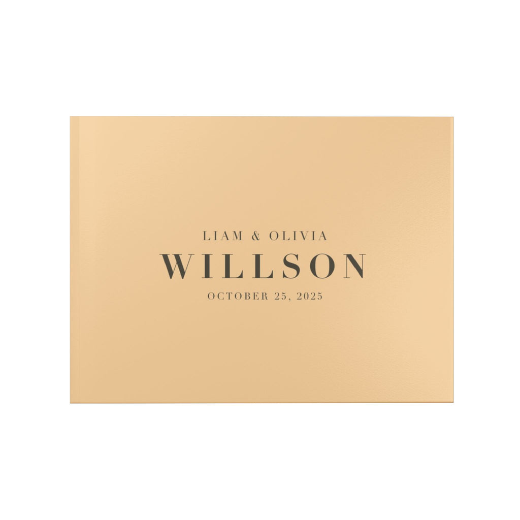 Minimal Wedding Guest Book