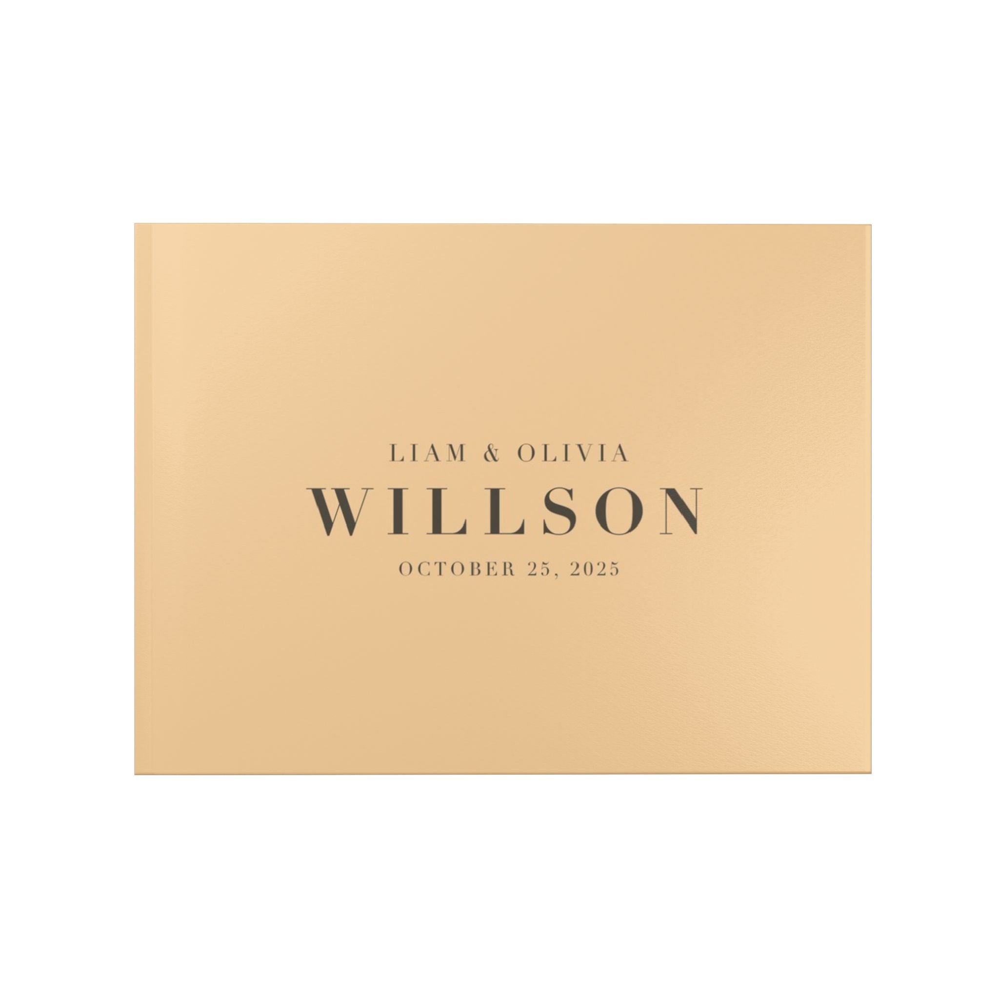 Minimal Wedding Guest Book