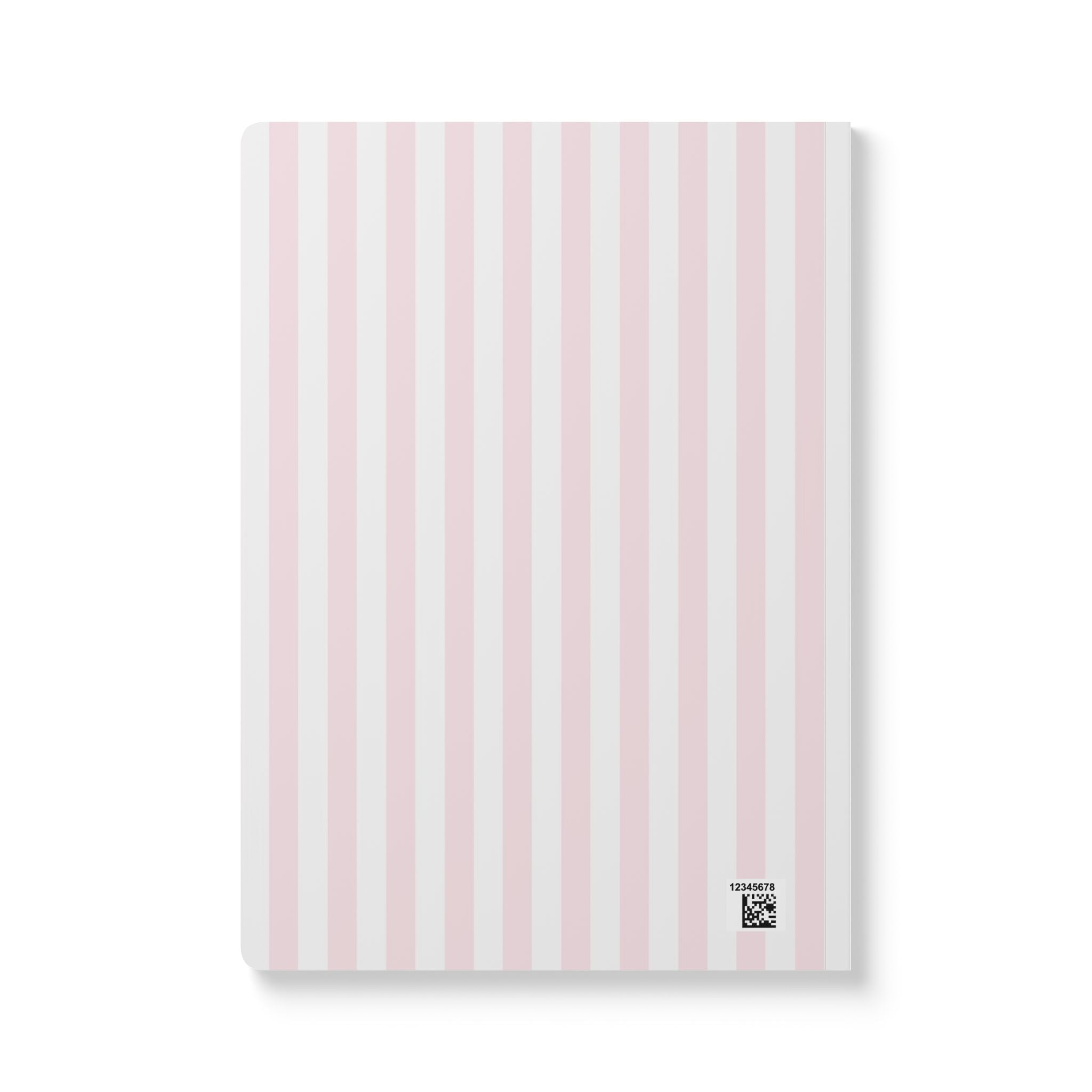 Striped Name Journal