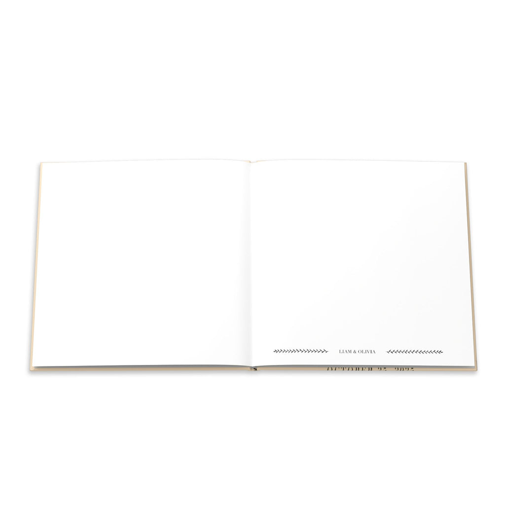 Minimal Wedding Guest Book