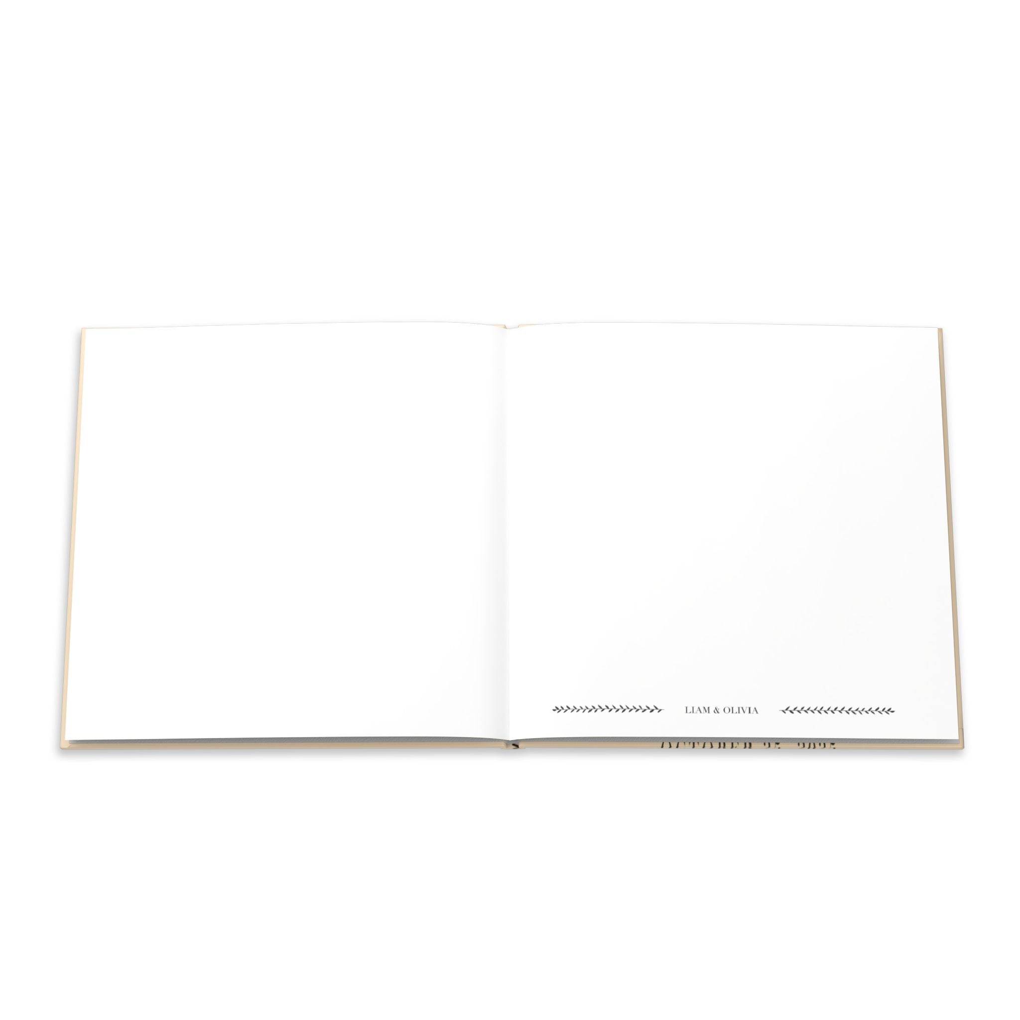 Minimal Wedding Guest Book