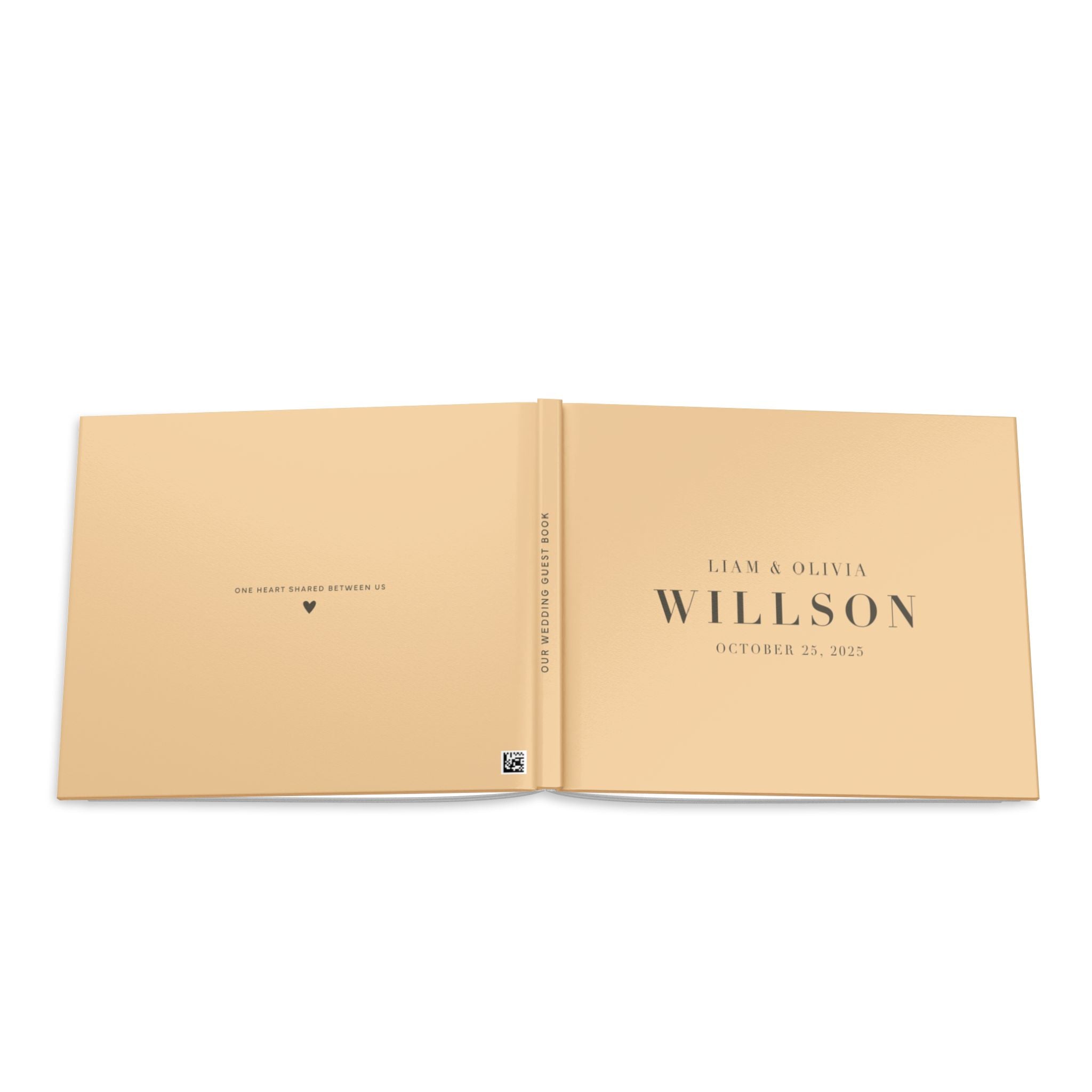 Minimal Wedding Guest Book