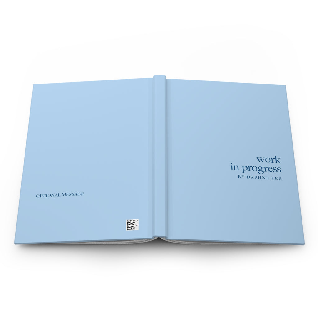 Work in Progress Notebook Blue