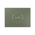 Green Minimalist Guest Book