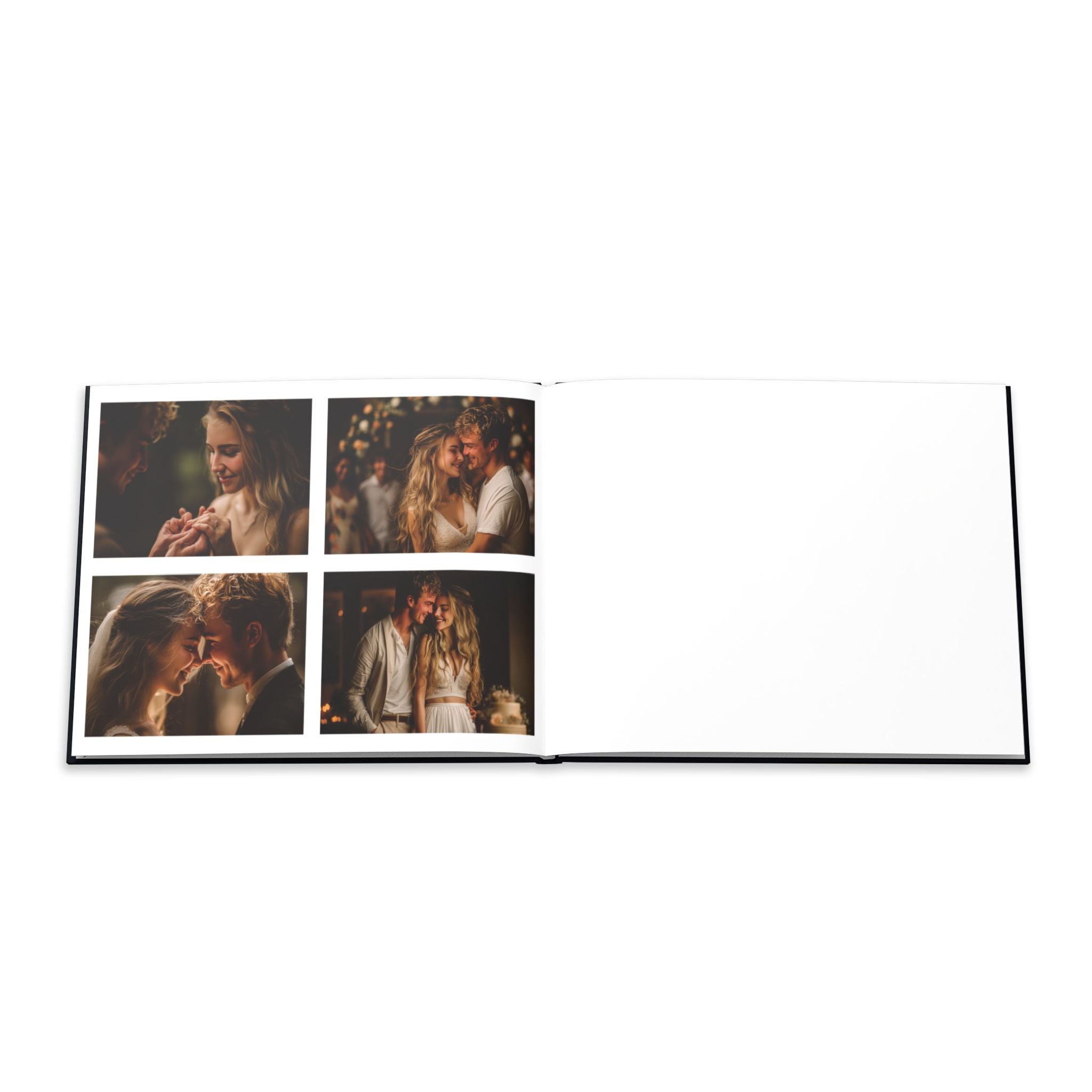 Graphite Wedding Photo Album