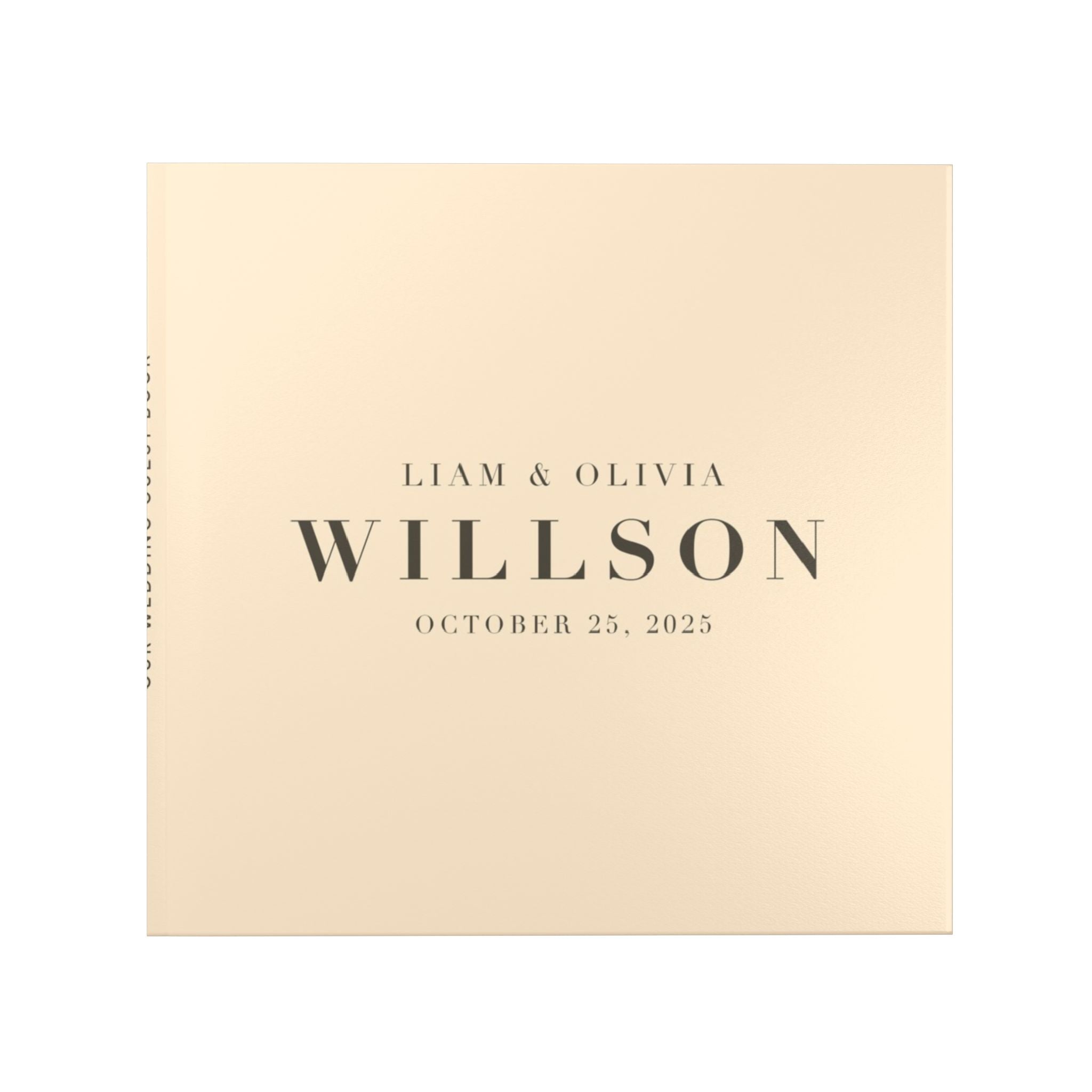 Minimal Wedding Guest Book