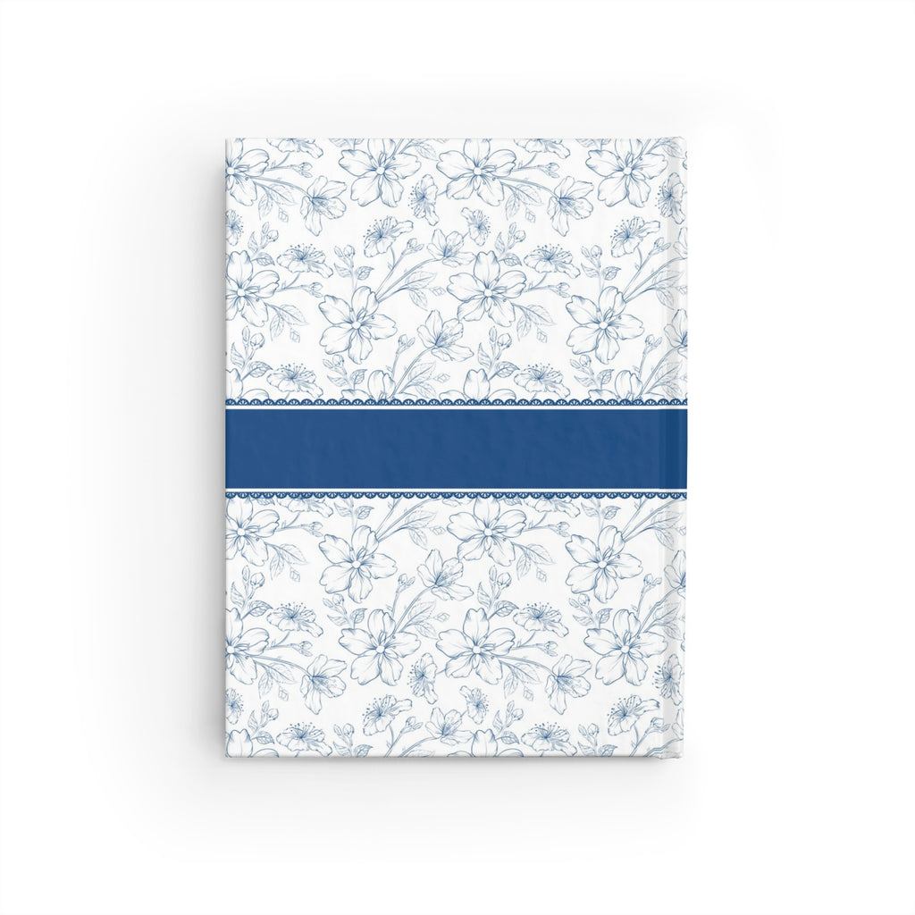 Blue Toile Personalized Journal