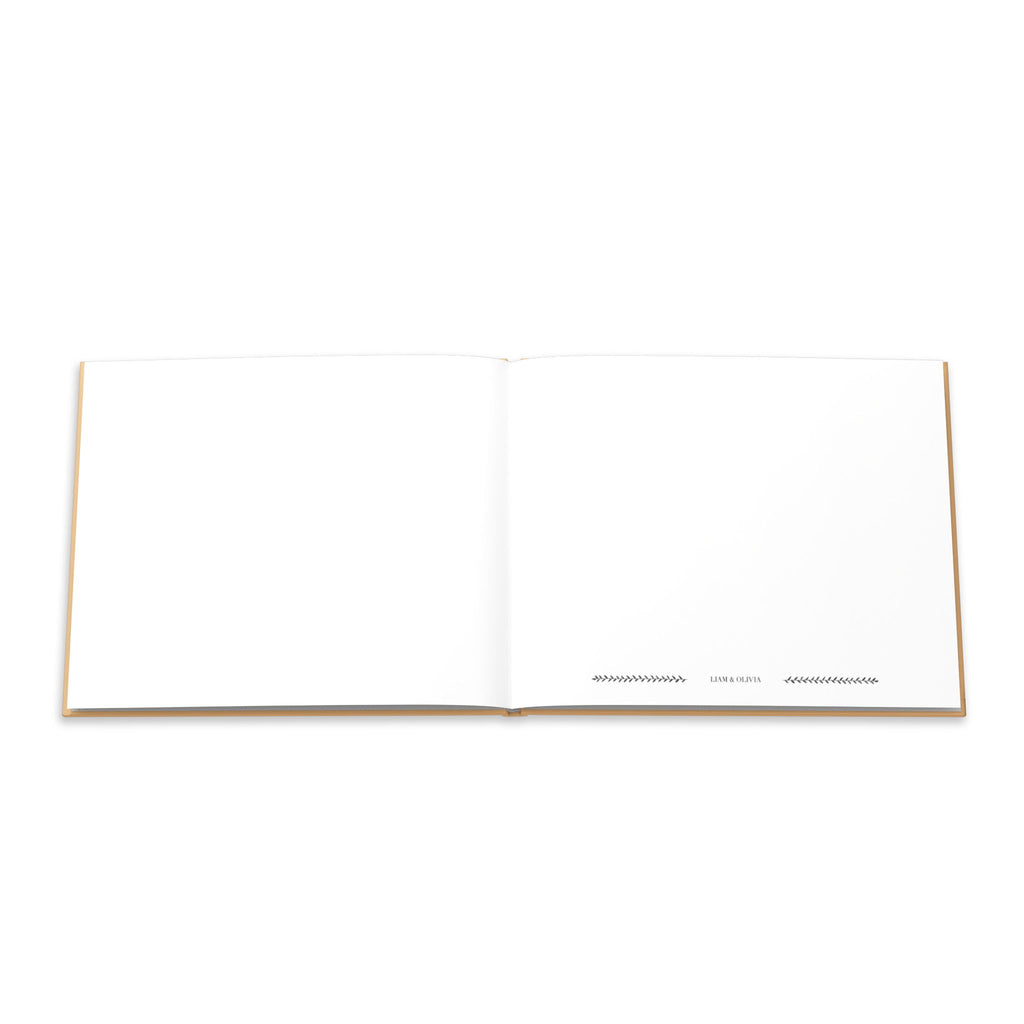 Minimal Wedding Guest Book