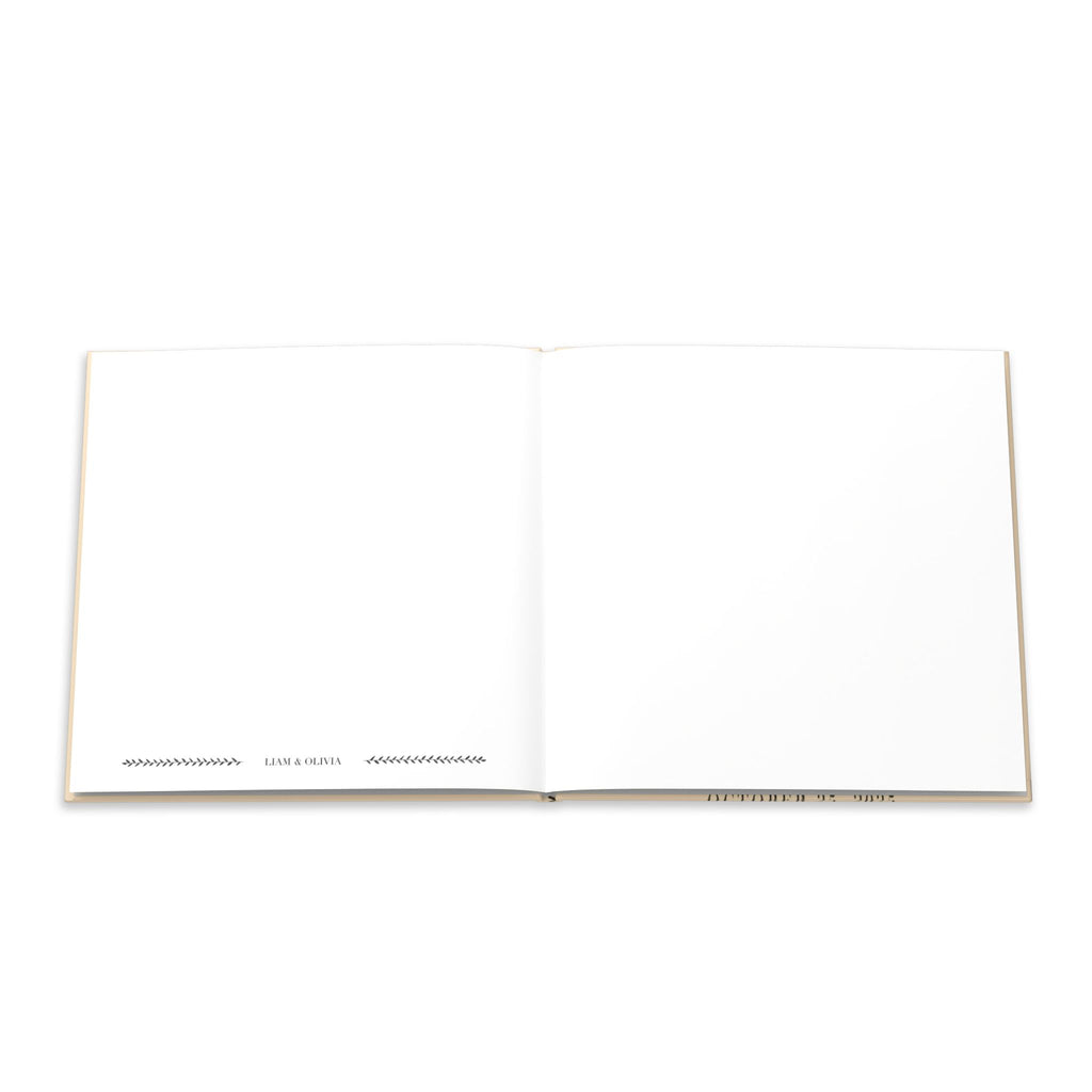 Minimal Wedding Guest Book
