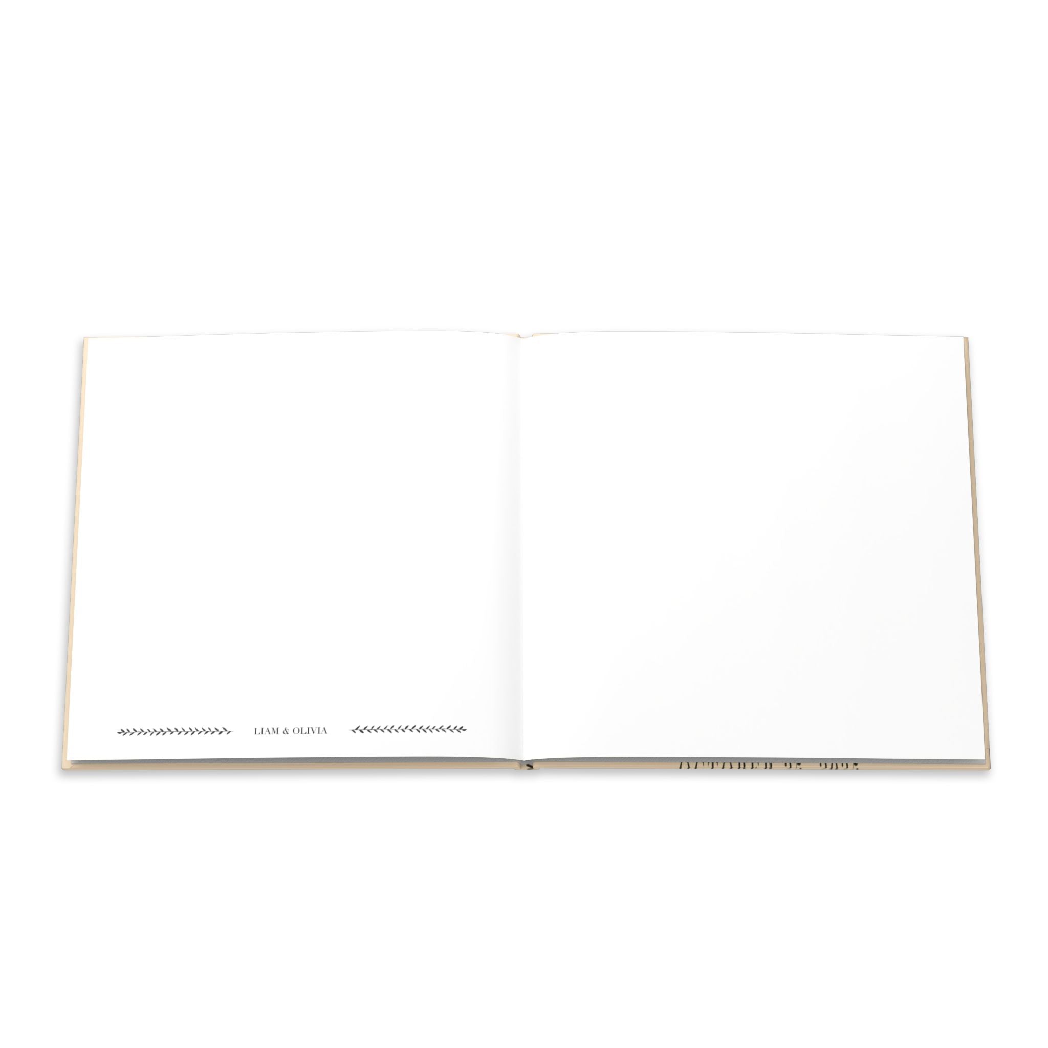 Minimal Wedding Guest Book