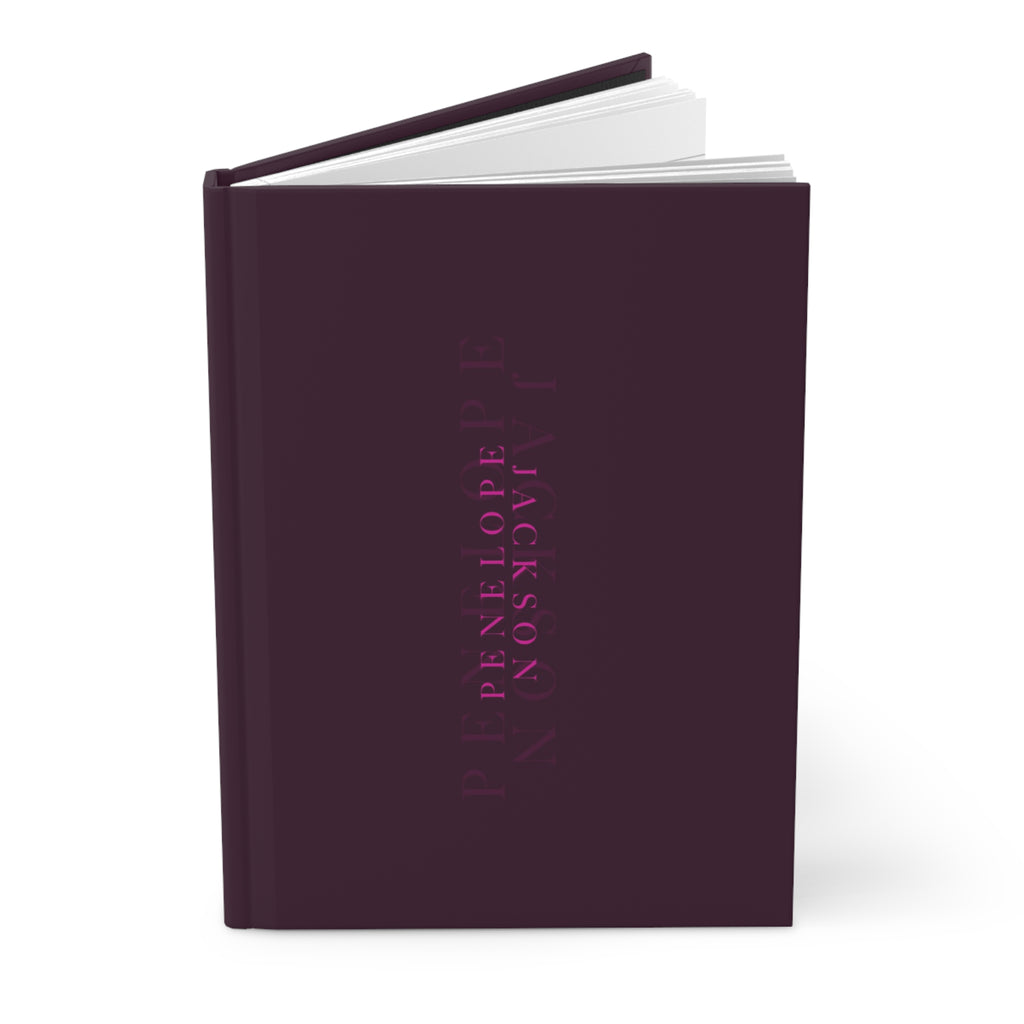 Purple Custom Text Notebook