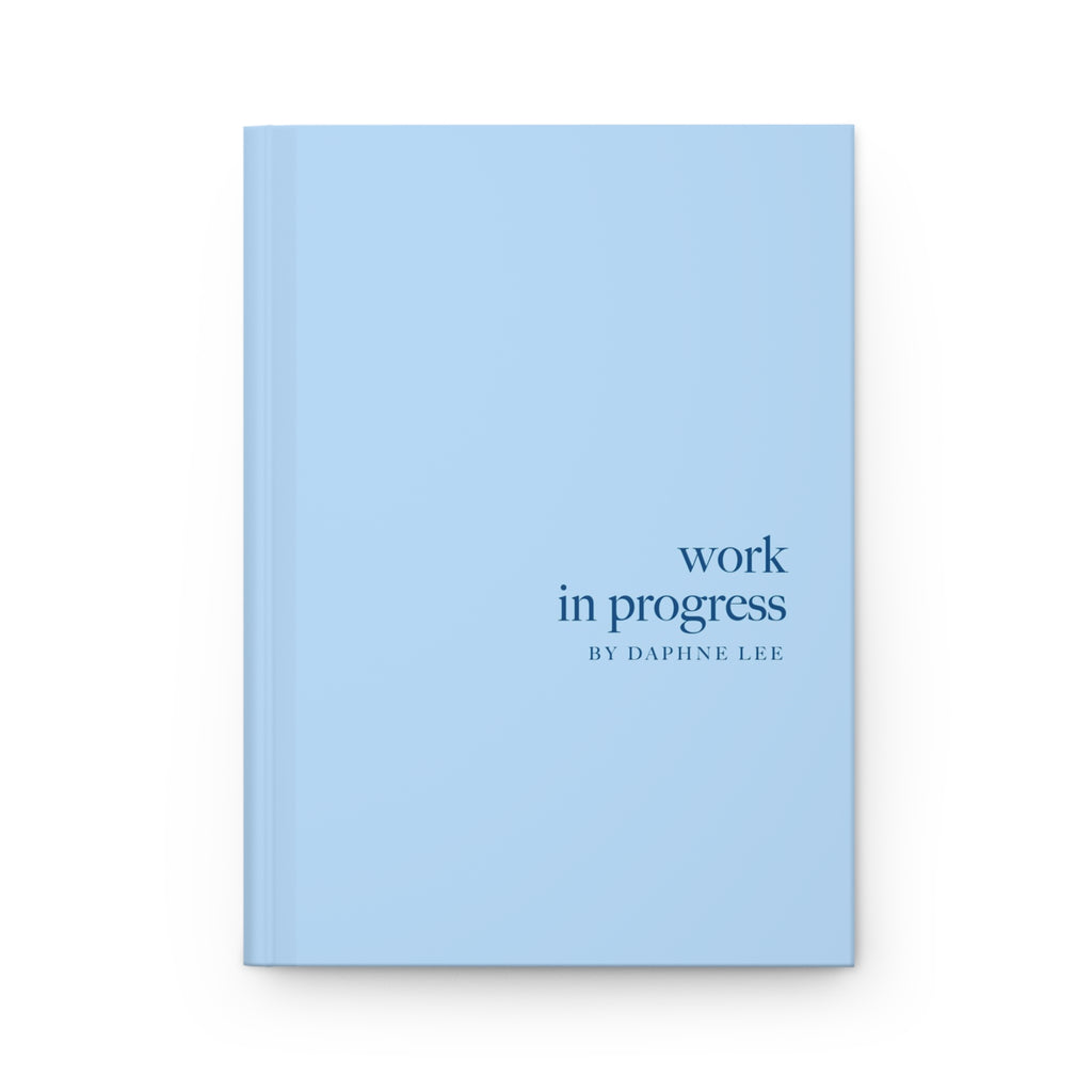 Work in Progress Notebook Blue
