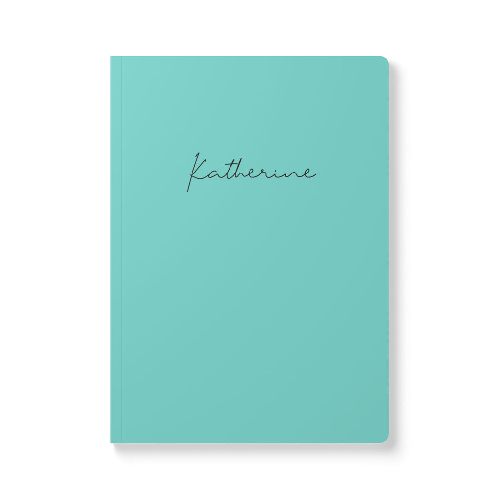 Minimal Blue Softcover Journal
