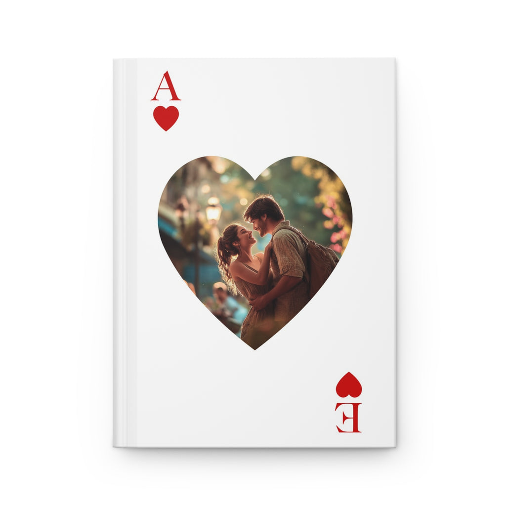Playing Cards Photo Journal with Initials