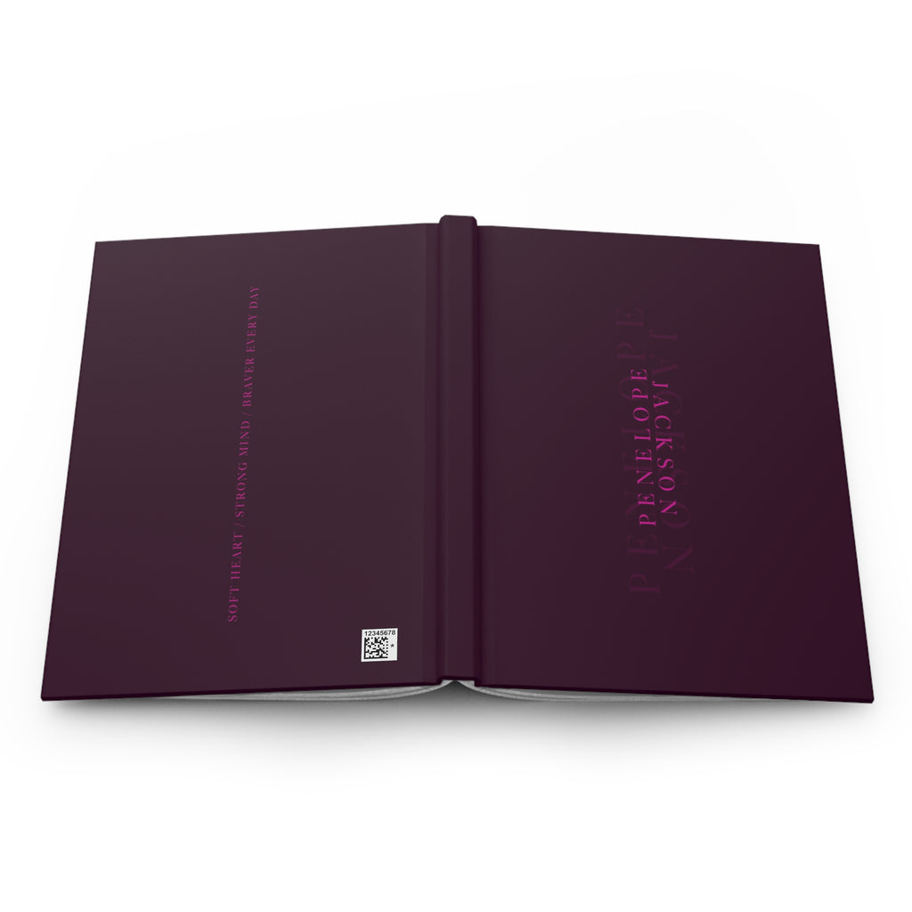 Purple Custom Text Notebook