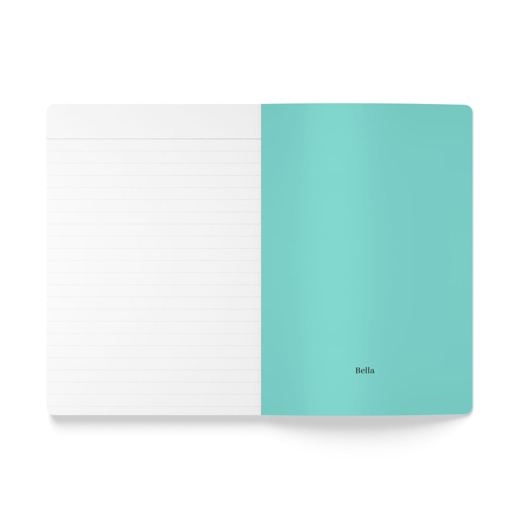 Minimal Blue Softcover Journal