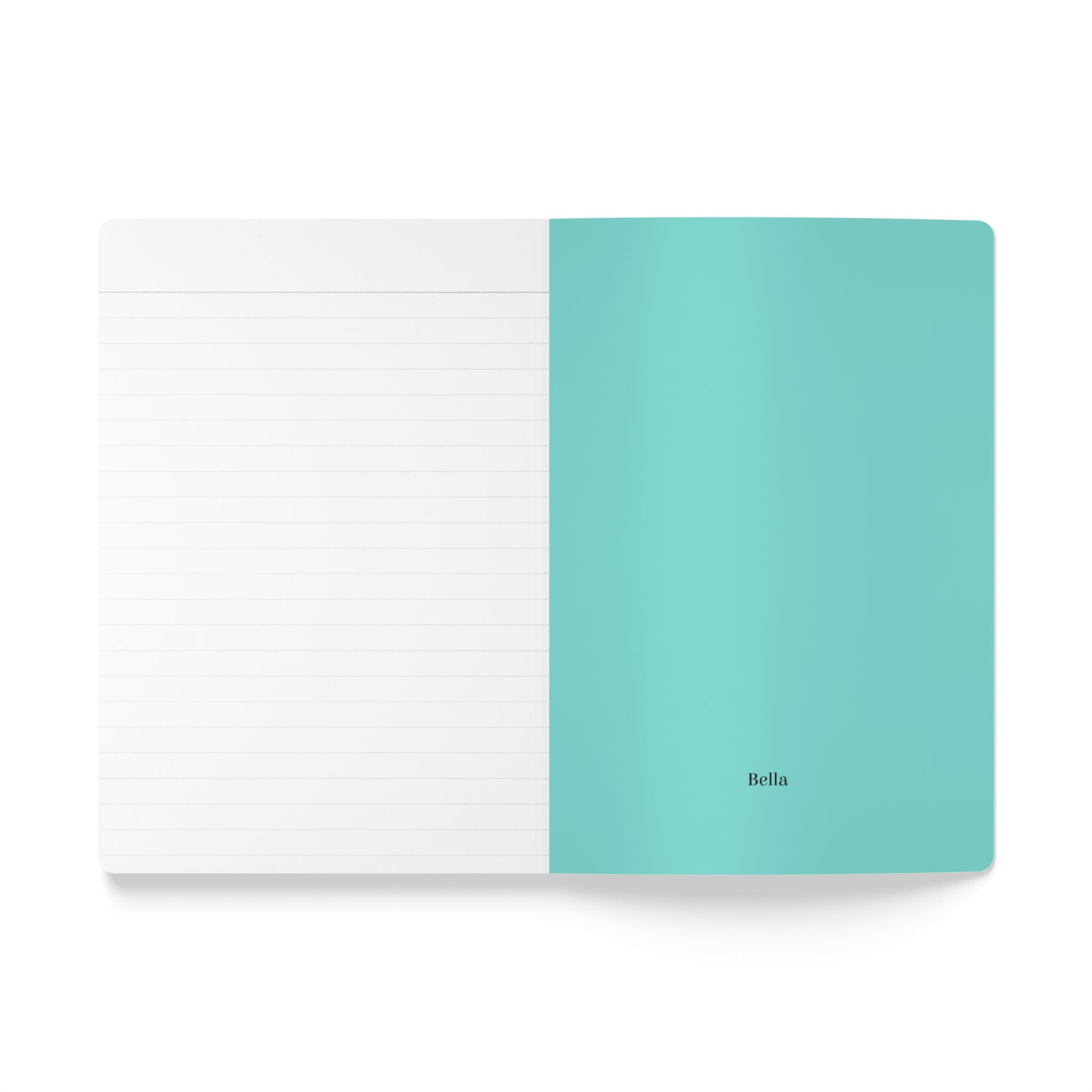Minimal Blue Softcover Journal