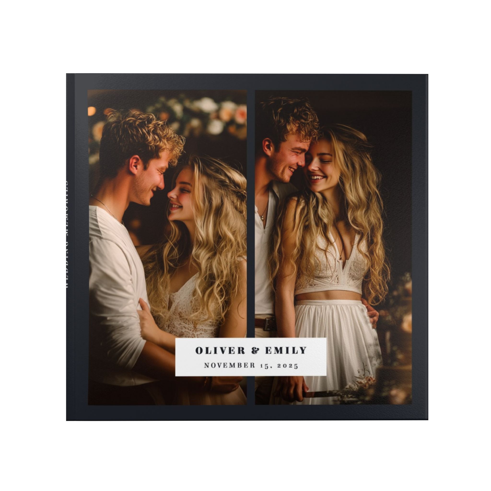 Graphite Wedding Photo Album