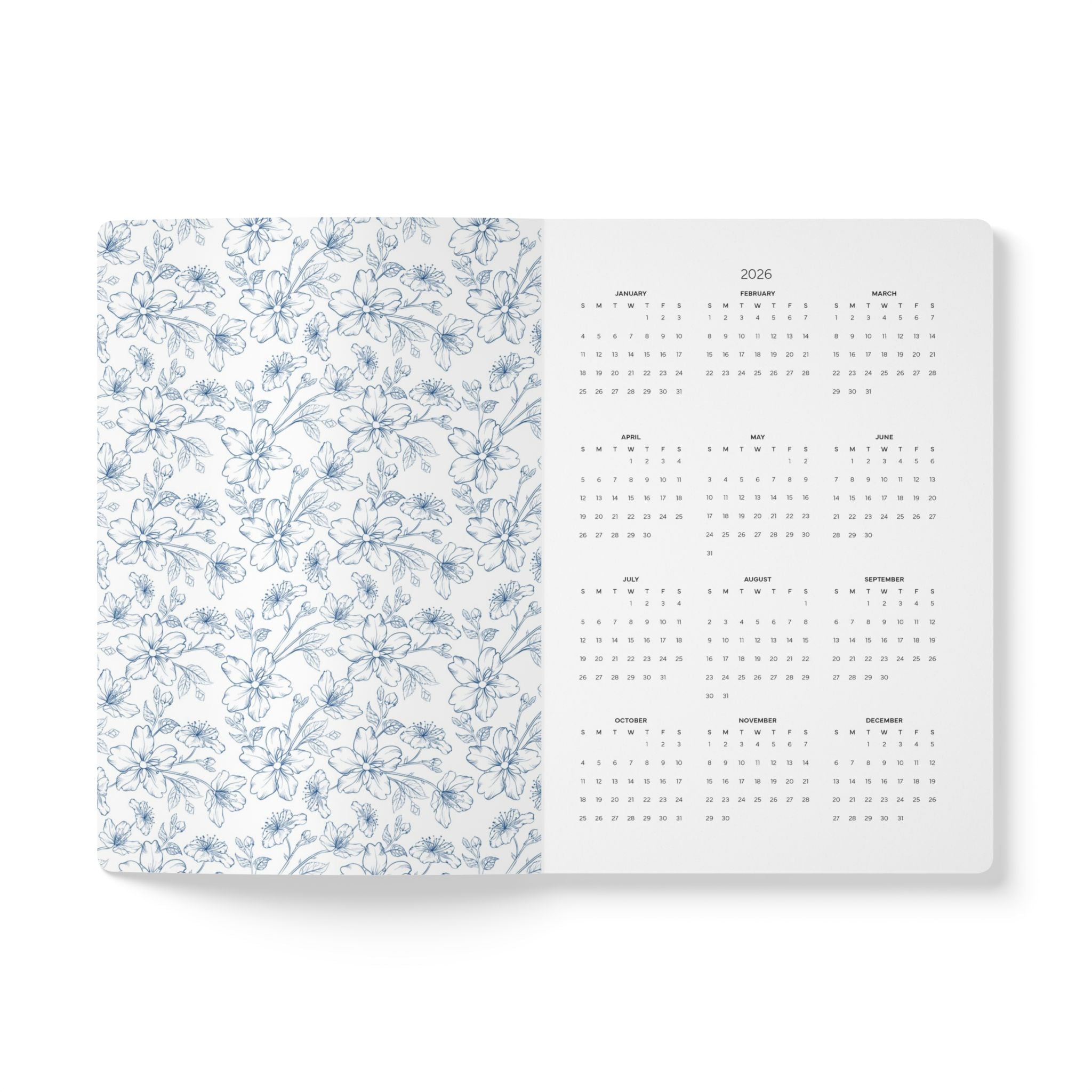 Blue Toile