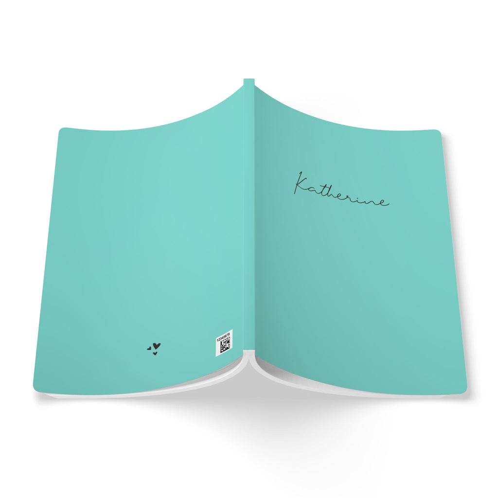 Minimal Blue Softcover Journal