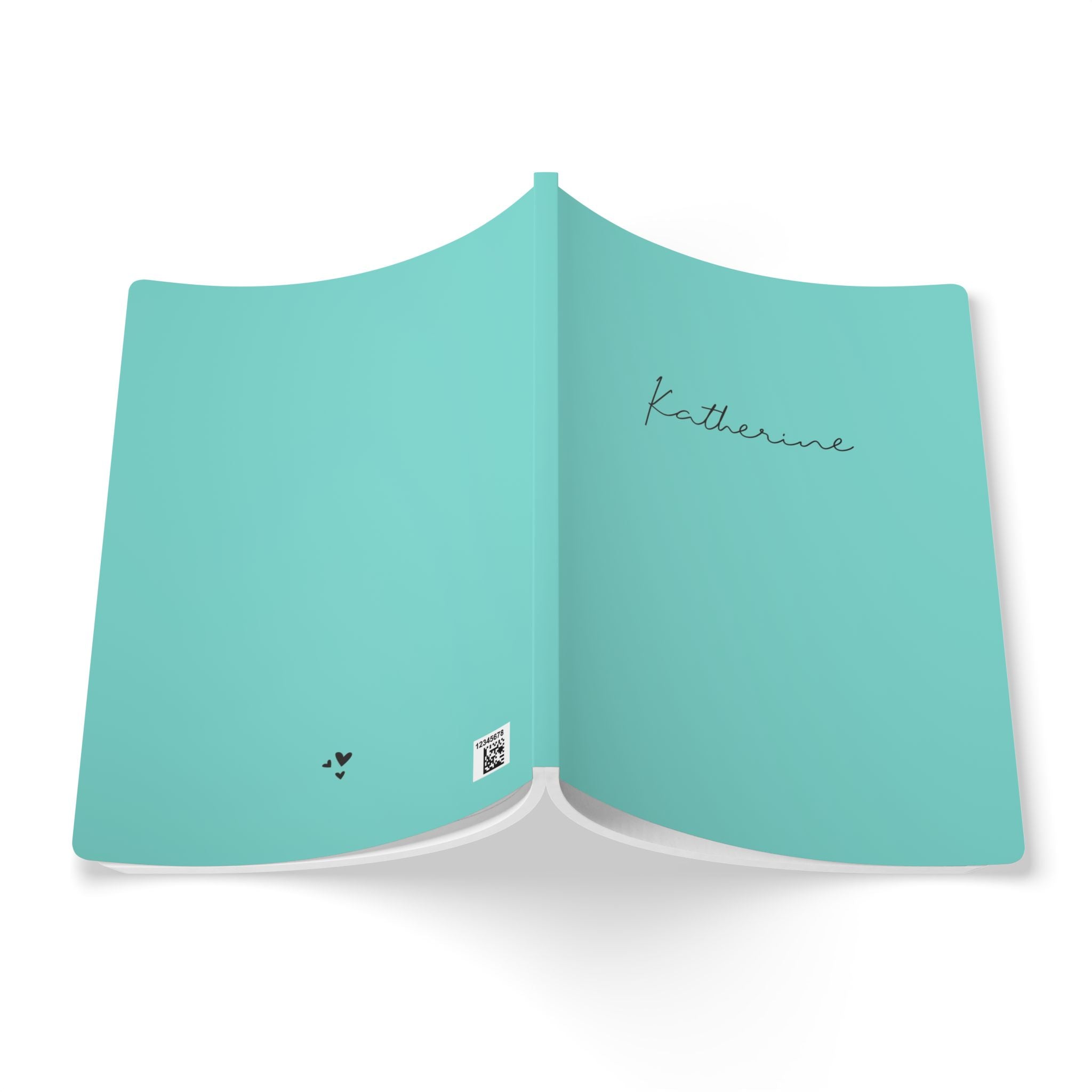 Minimal Blue Softcover Journal