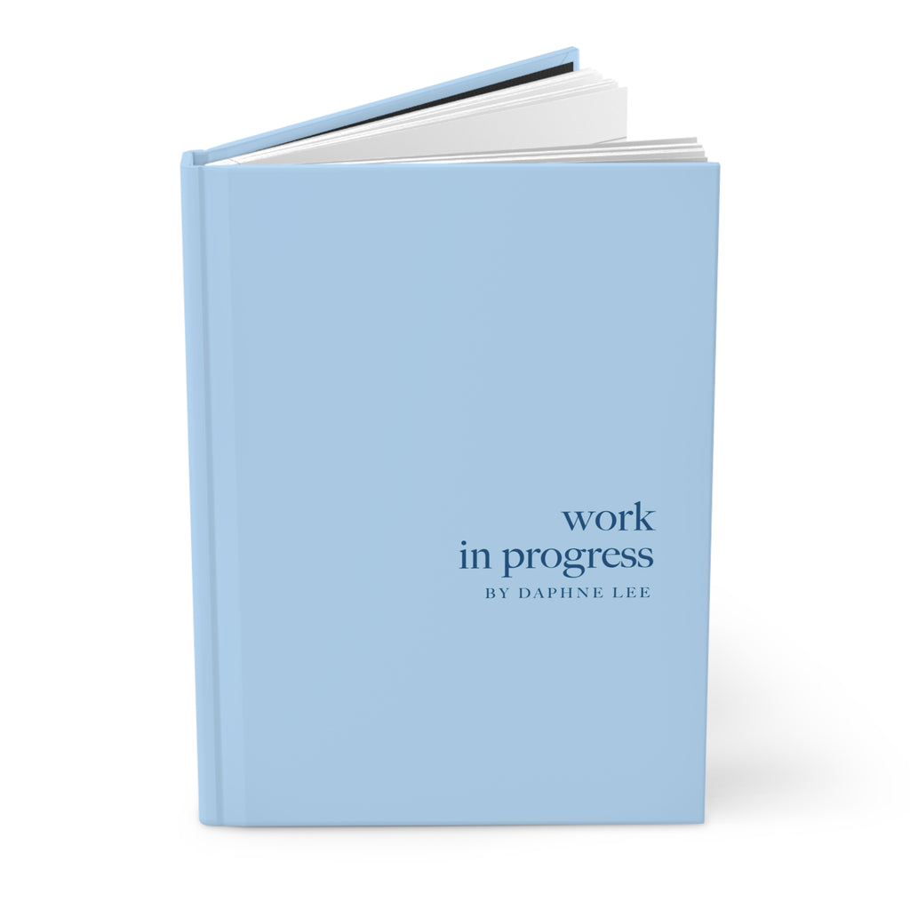 Work in Progress Notebook Blue
