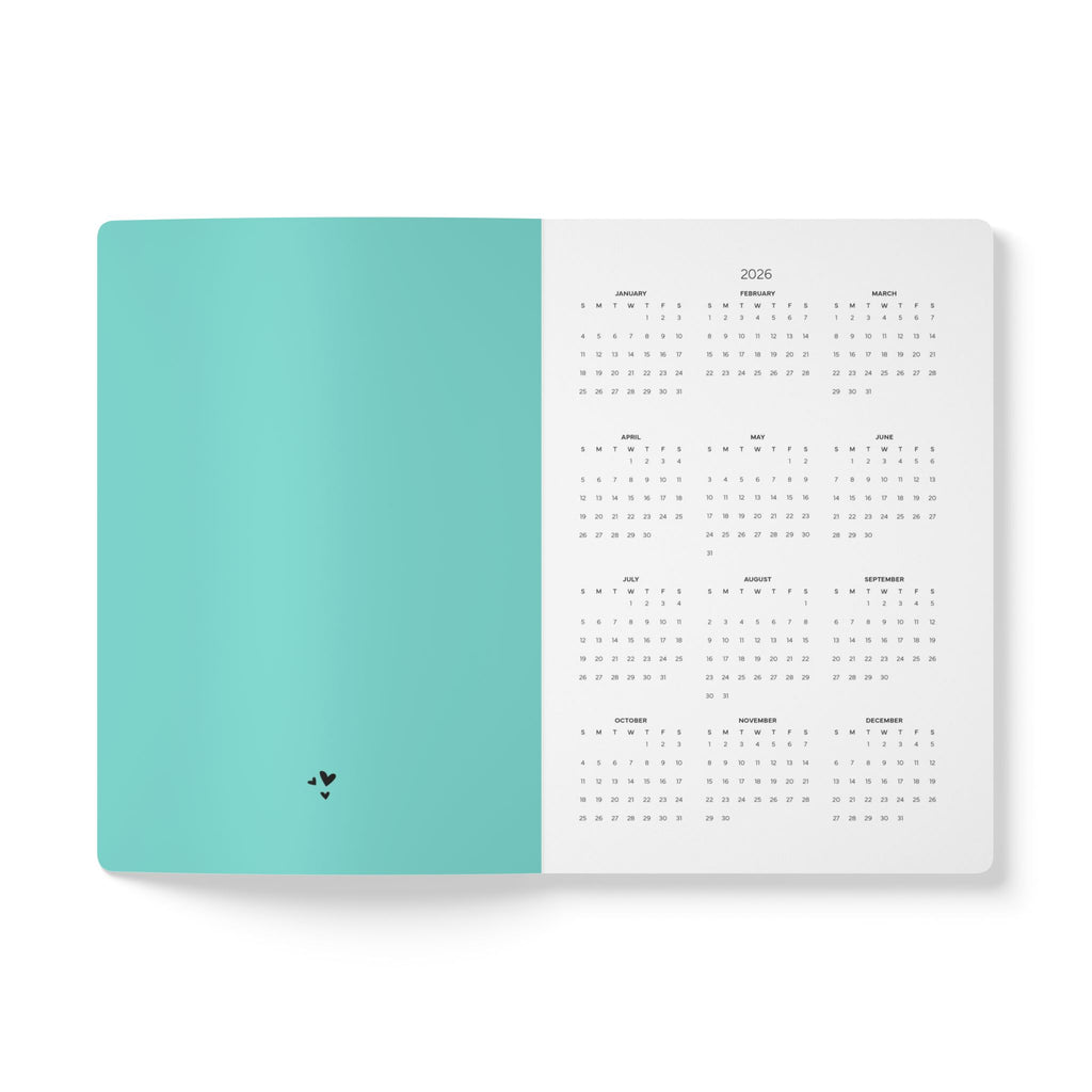 Minimal Blue Softcover Journal