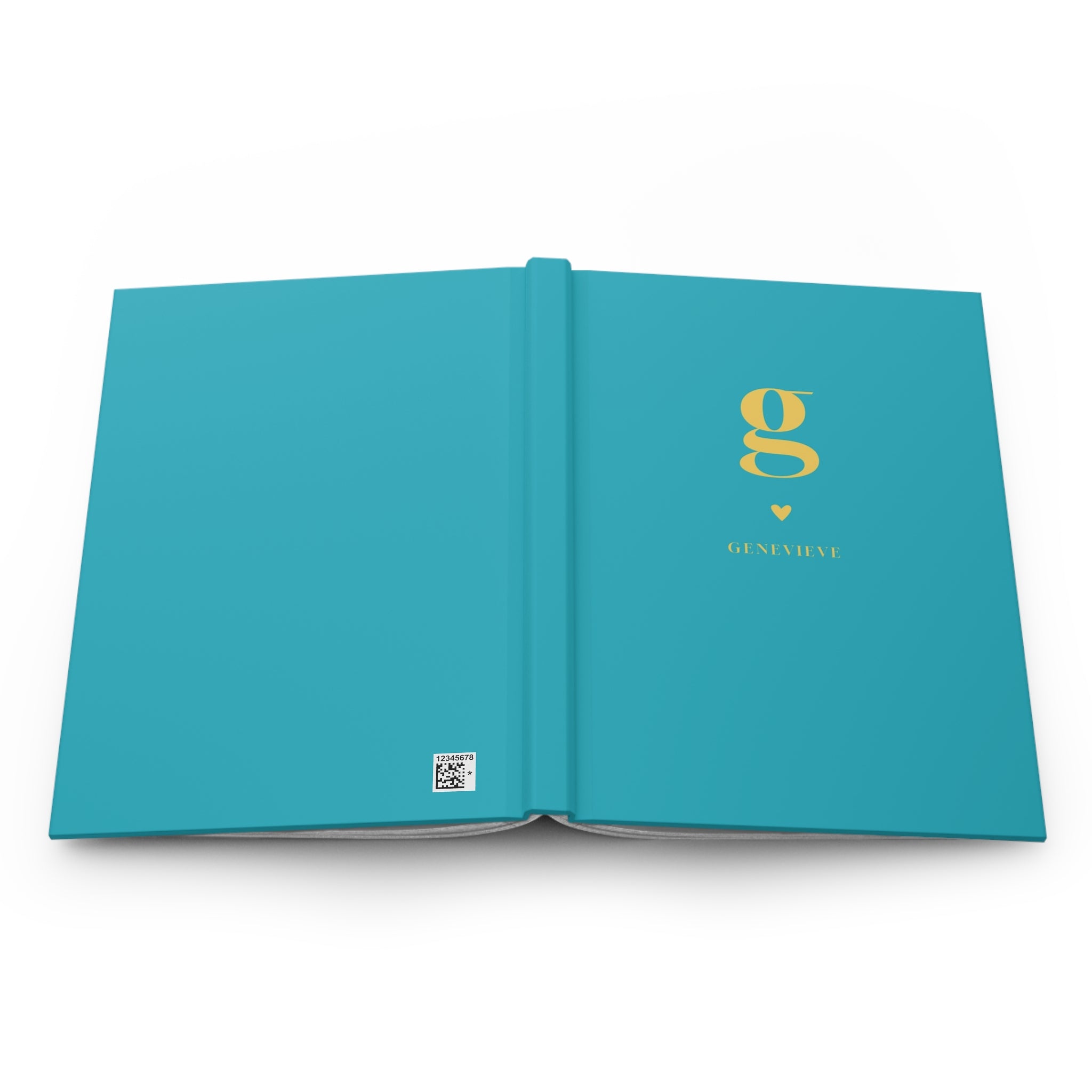Custom Name Notebook Light Blue