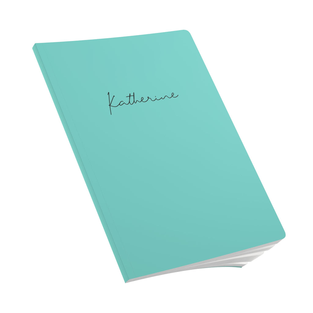 Minimal Blue Softcover Journal