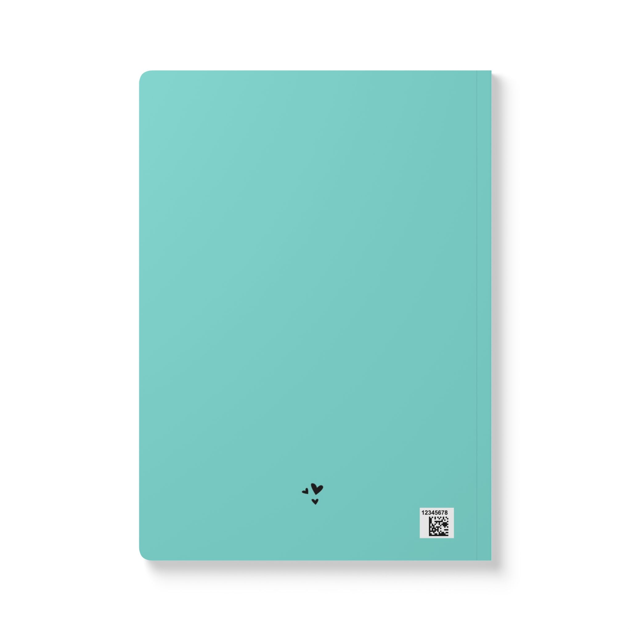 Minimal Blue Softcover Journal