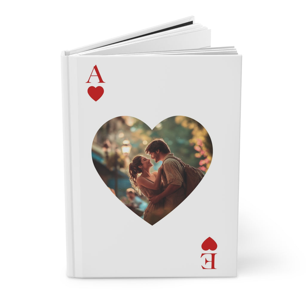Playing Cards Photo Journal with Initials