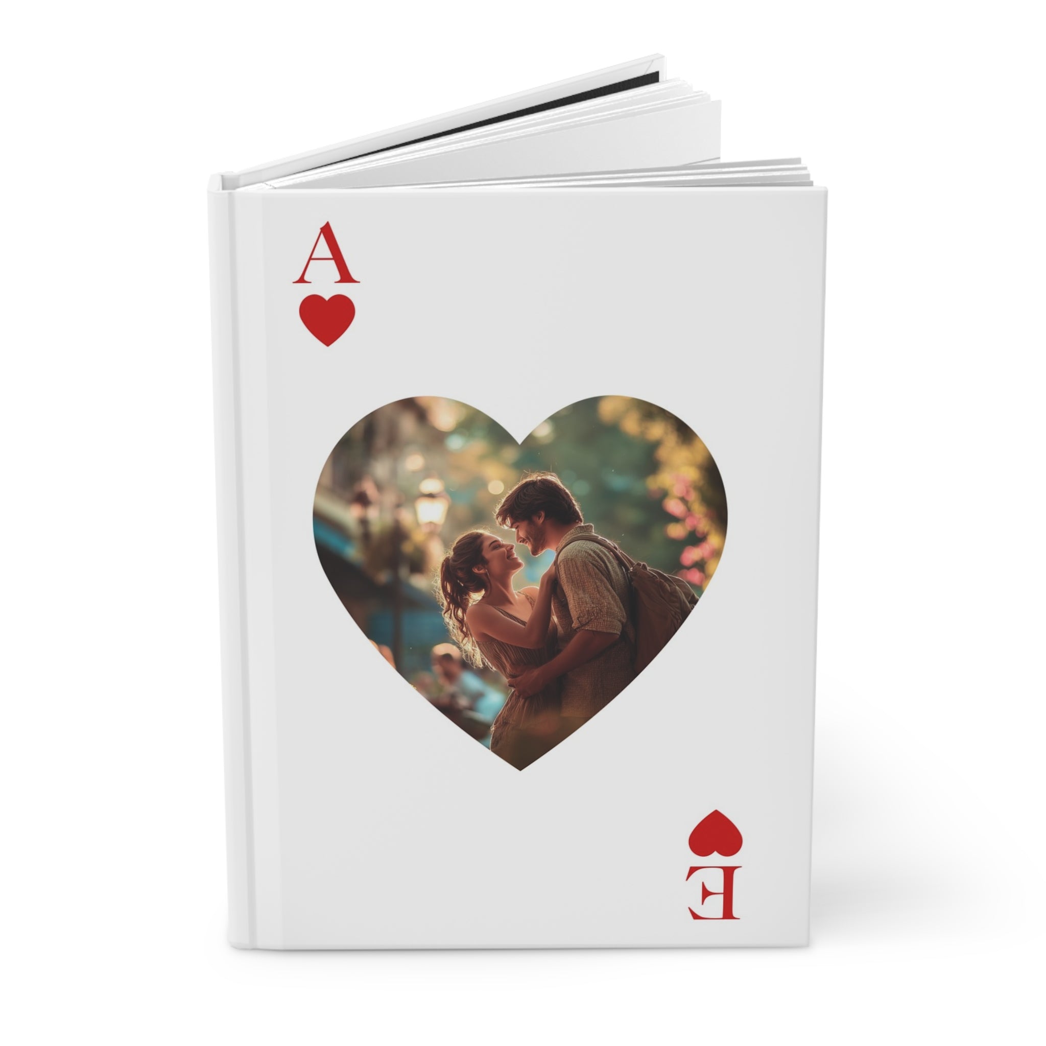 Playing Cards Photo Journal with Initials