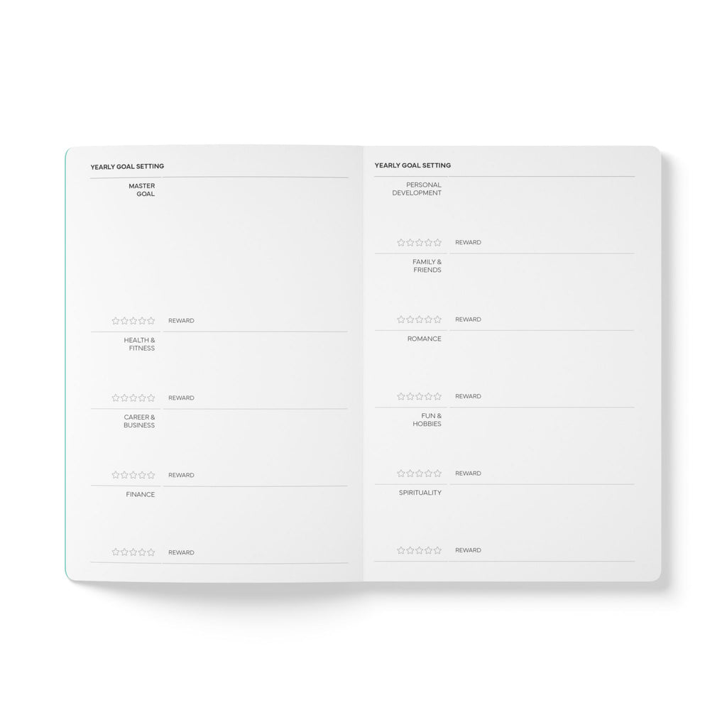 Minimal Blue Softcover Journal