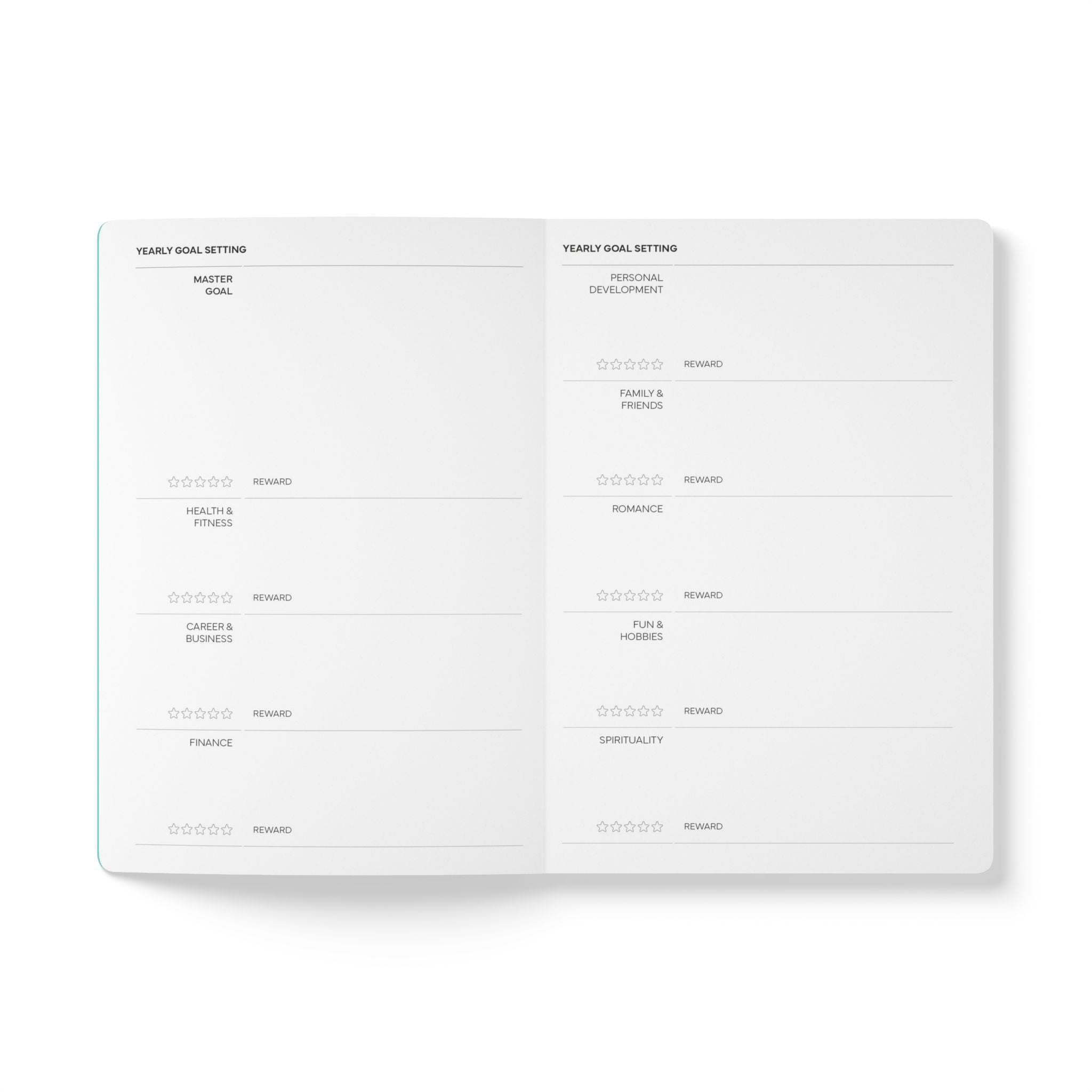 Minimal Blue Softcover Journal