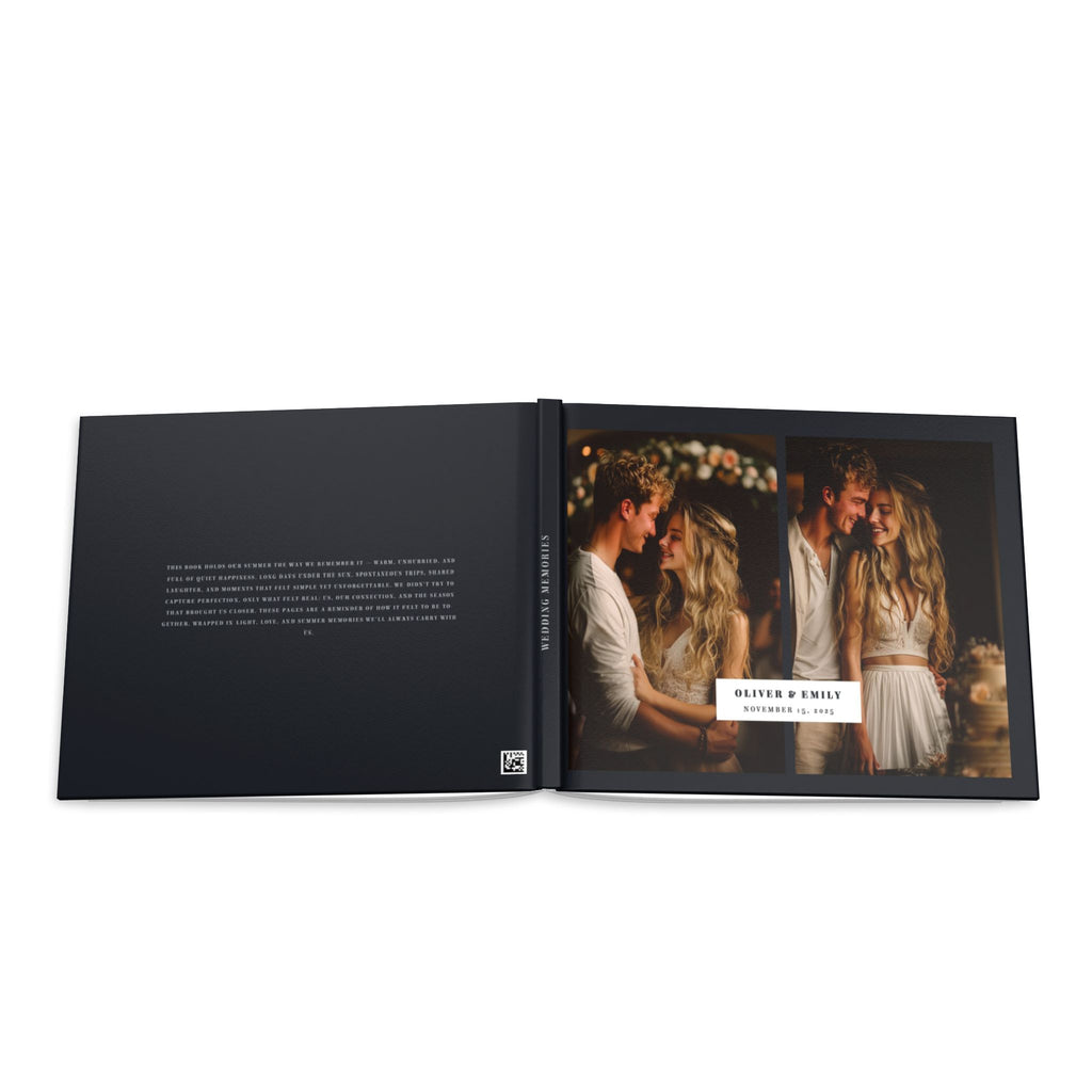Graphite Wedding Photo Album