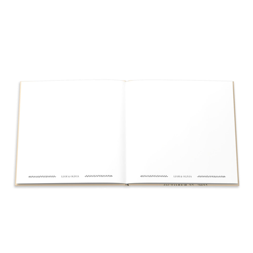 Minimal Wedding Guest Book