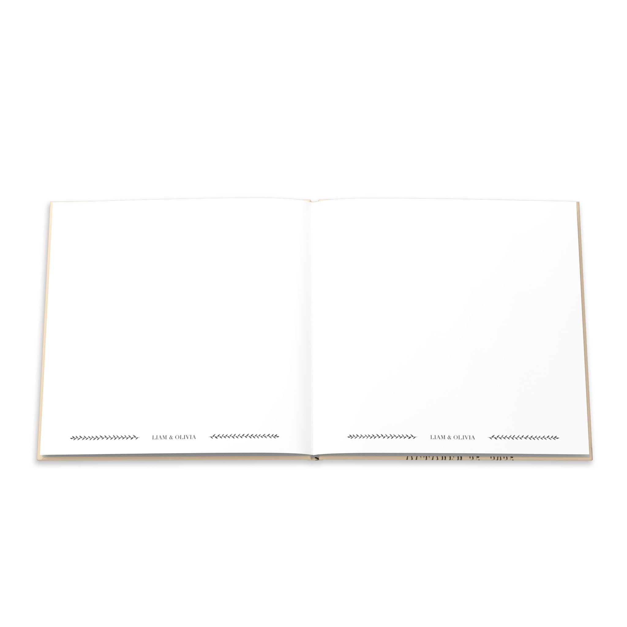 Minimal Wedding Guest Book