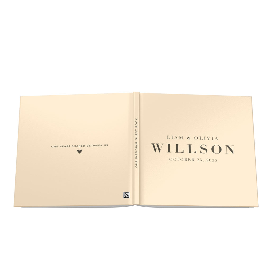Minimal Wedding Guest Book