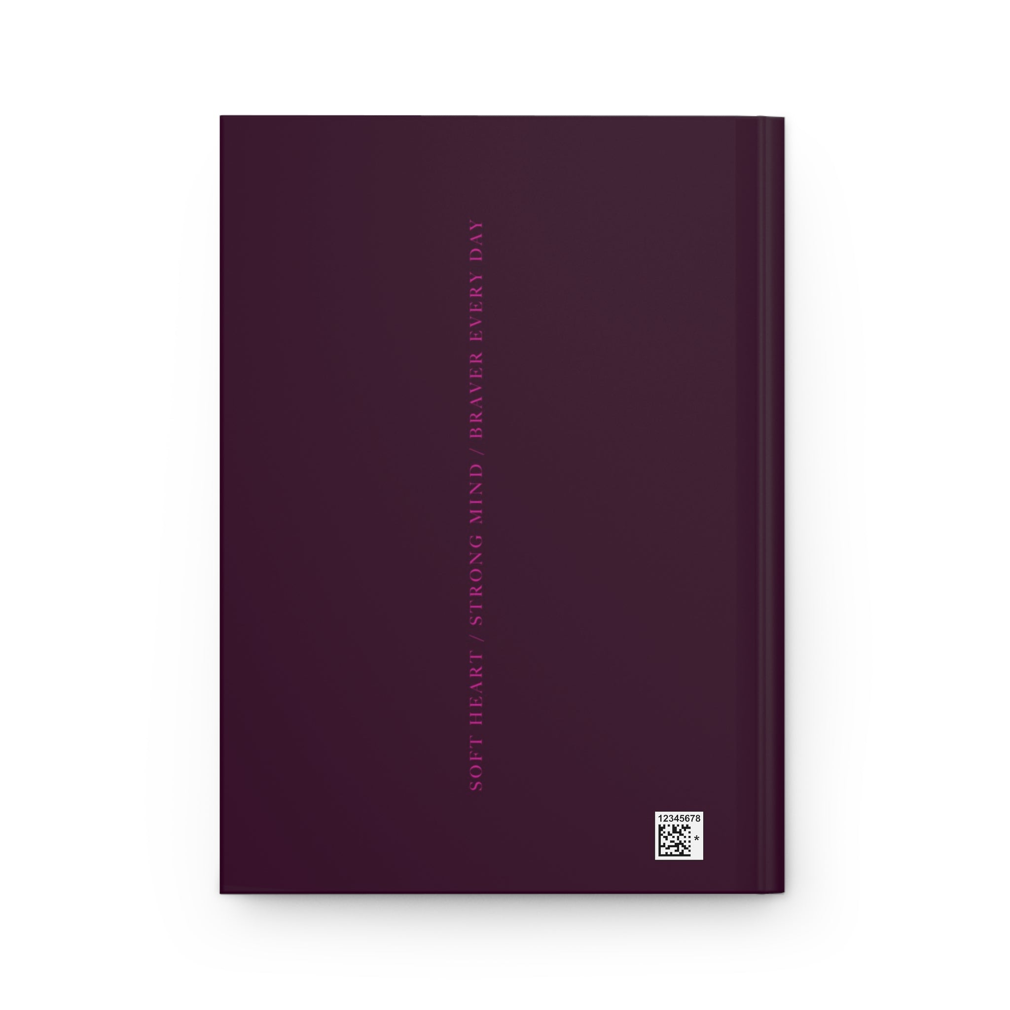 Purple Custom Text Notebook