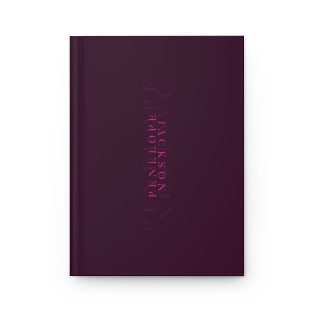 Purple Custom Text Notebook