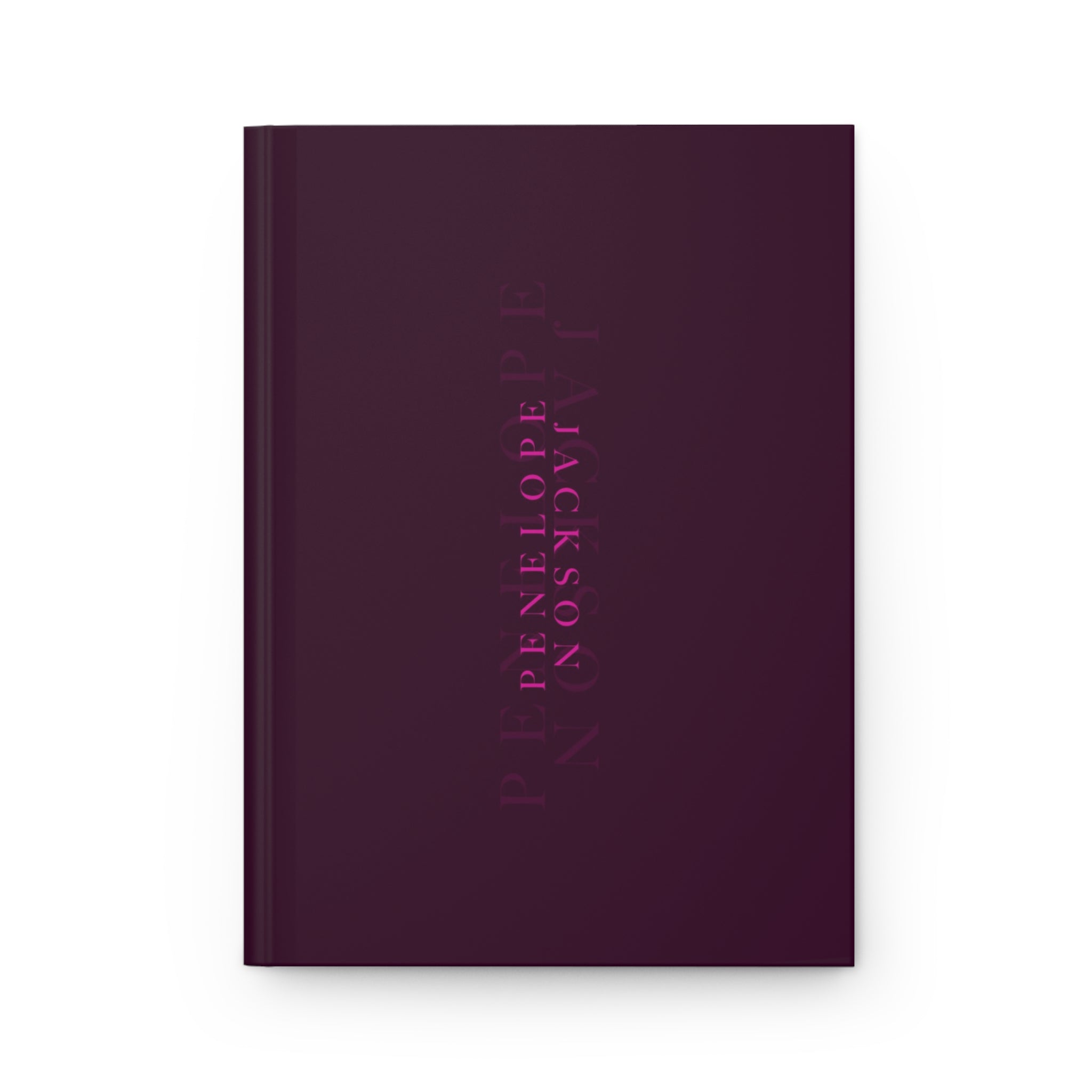 Purple Custom Text Notebook