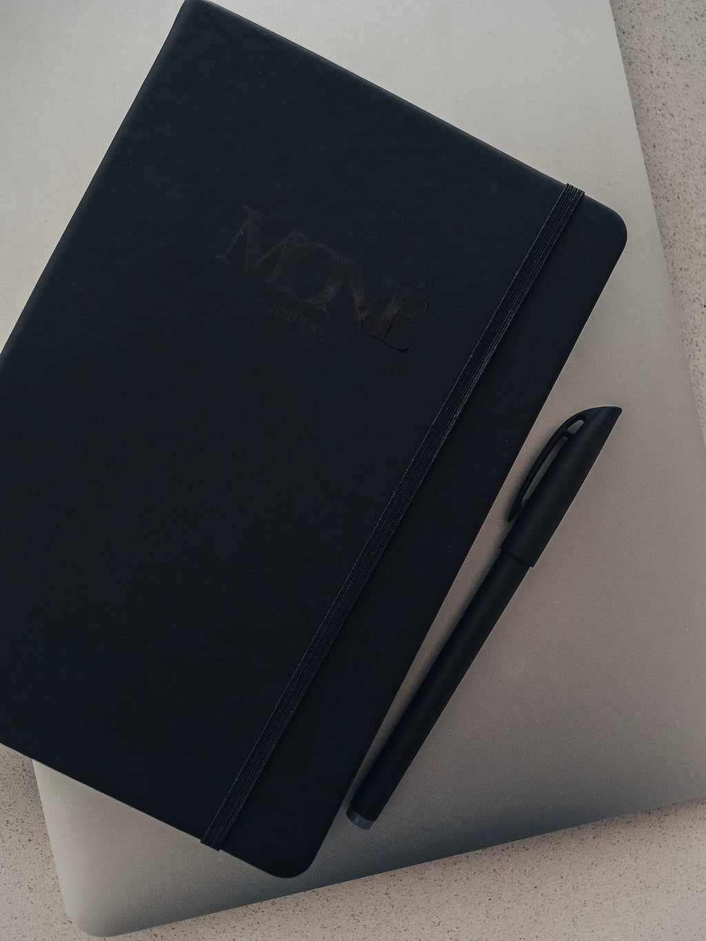 Black A5 Journal Gift Set with Gold & Silver Pen
