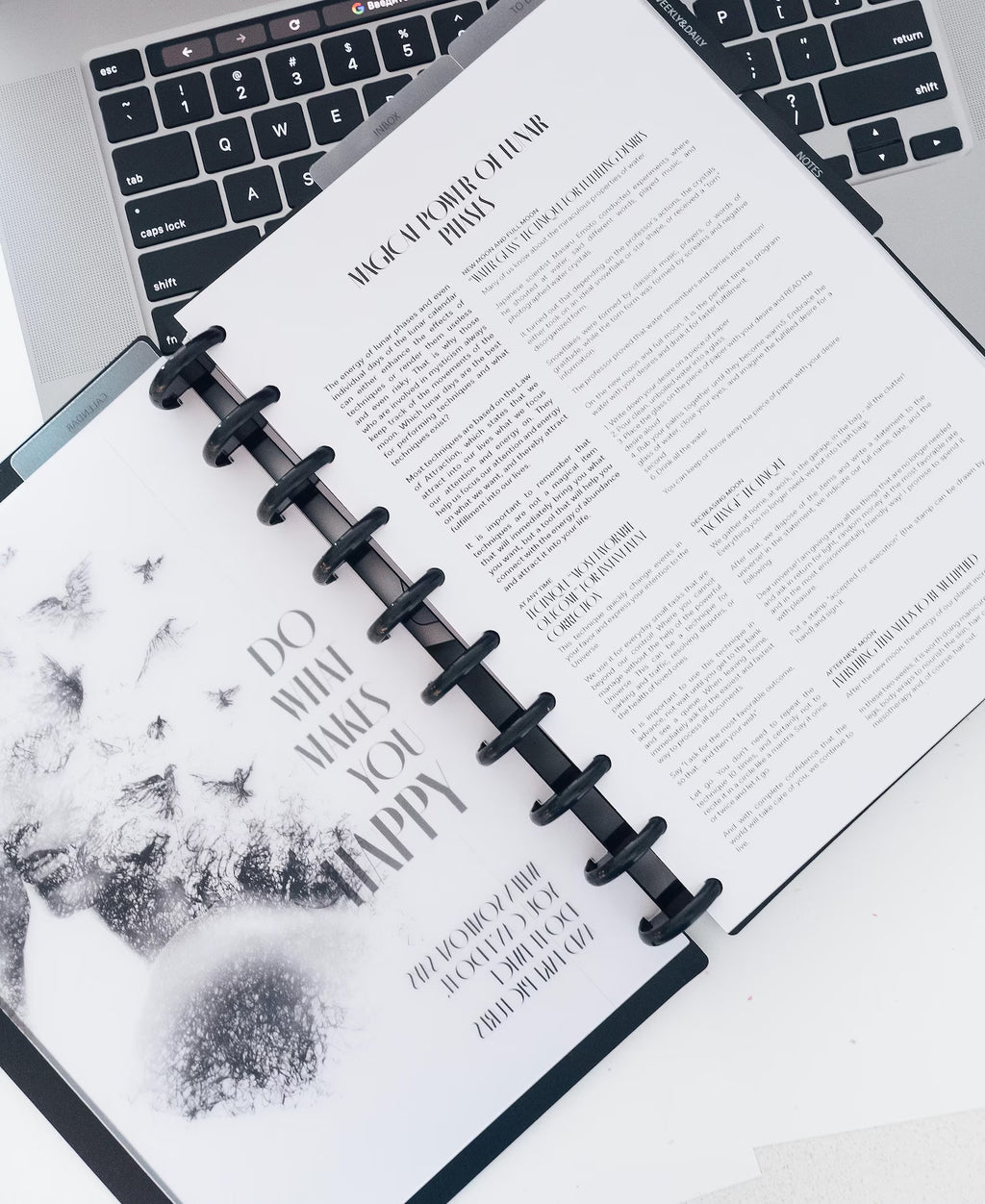 Personalized Disc Bound Planner with Gift Box: Weekly & Daily Goals