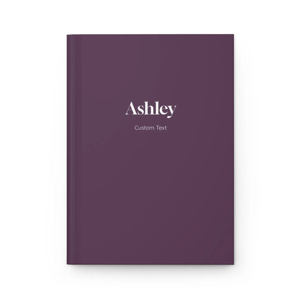 A5 Personalized Name Notebook